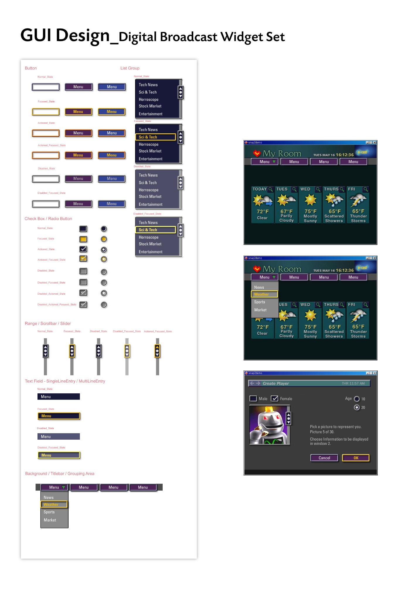 Application / Interface System