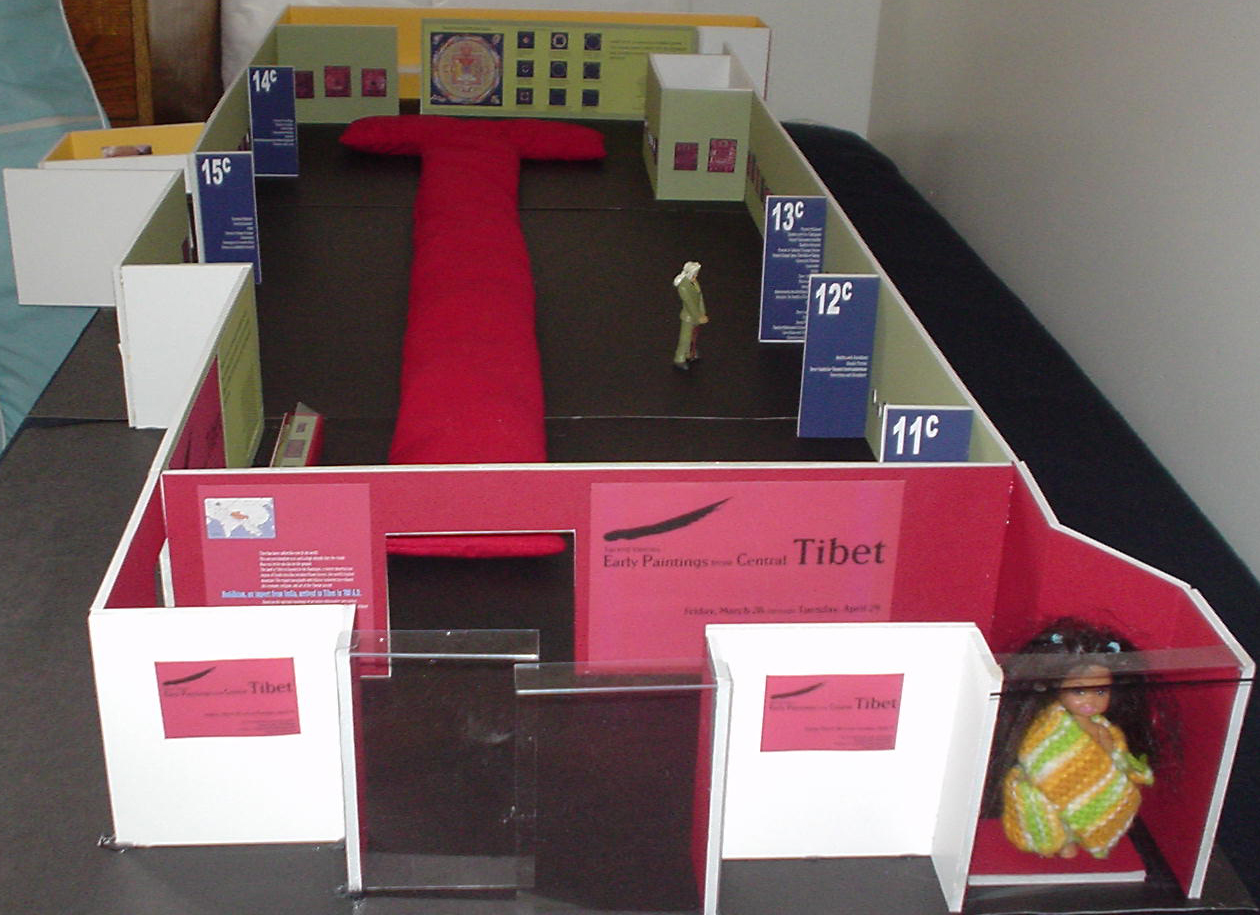Sacred Visions exhibition model