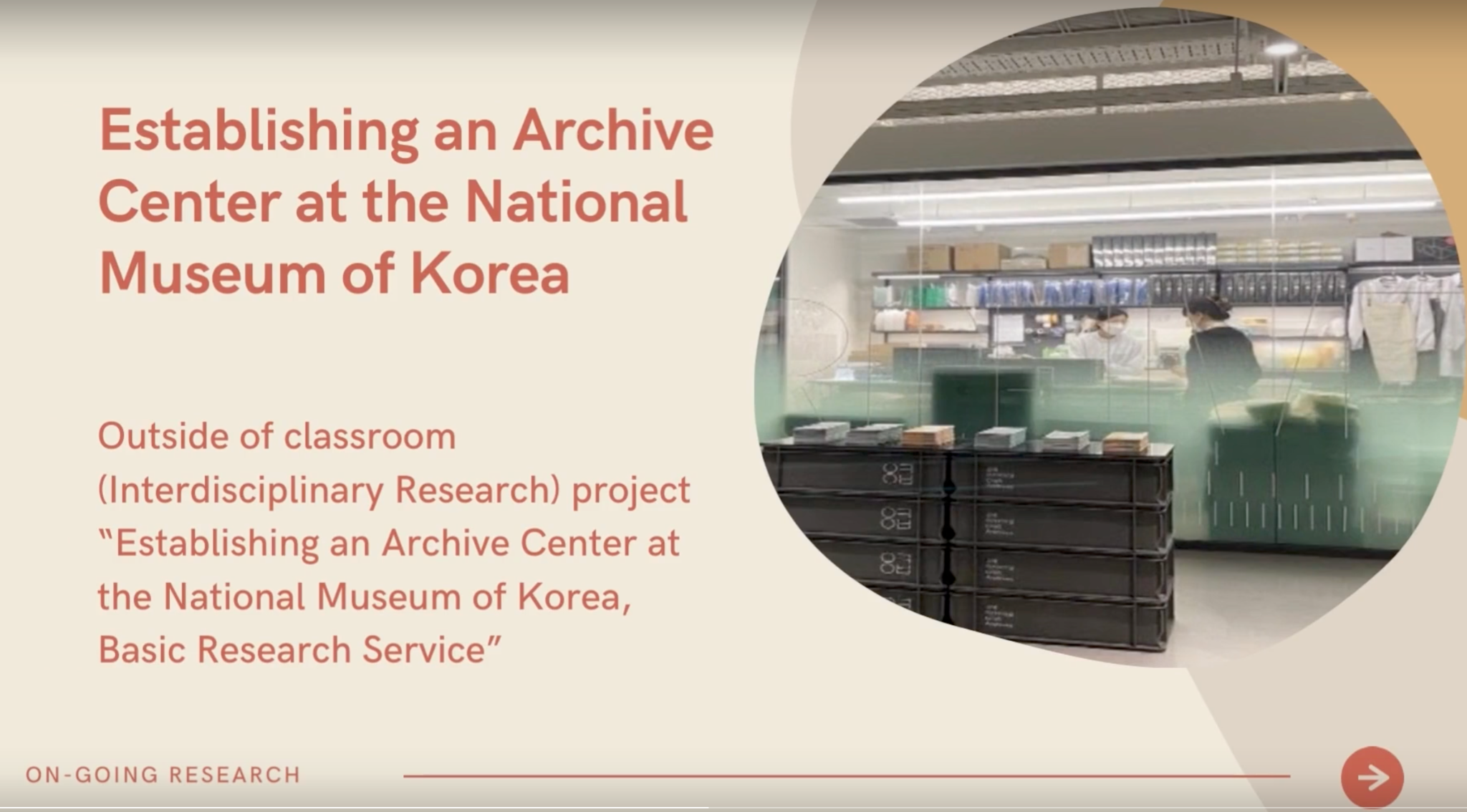 National Museum of Korea archive center project